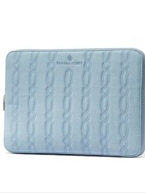 Kendra Scott Denim Laptop Sleeve